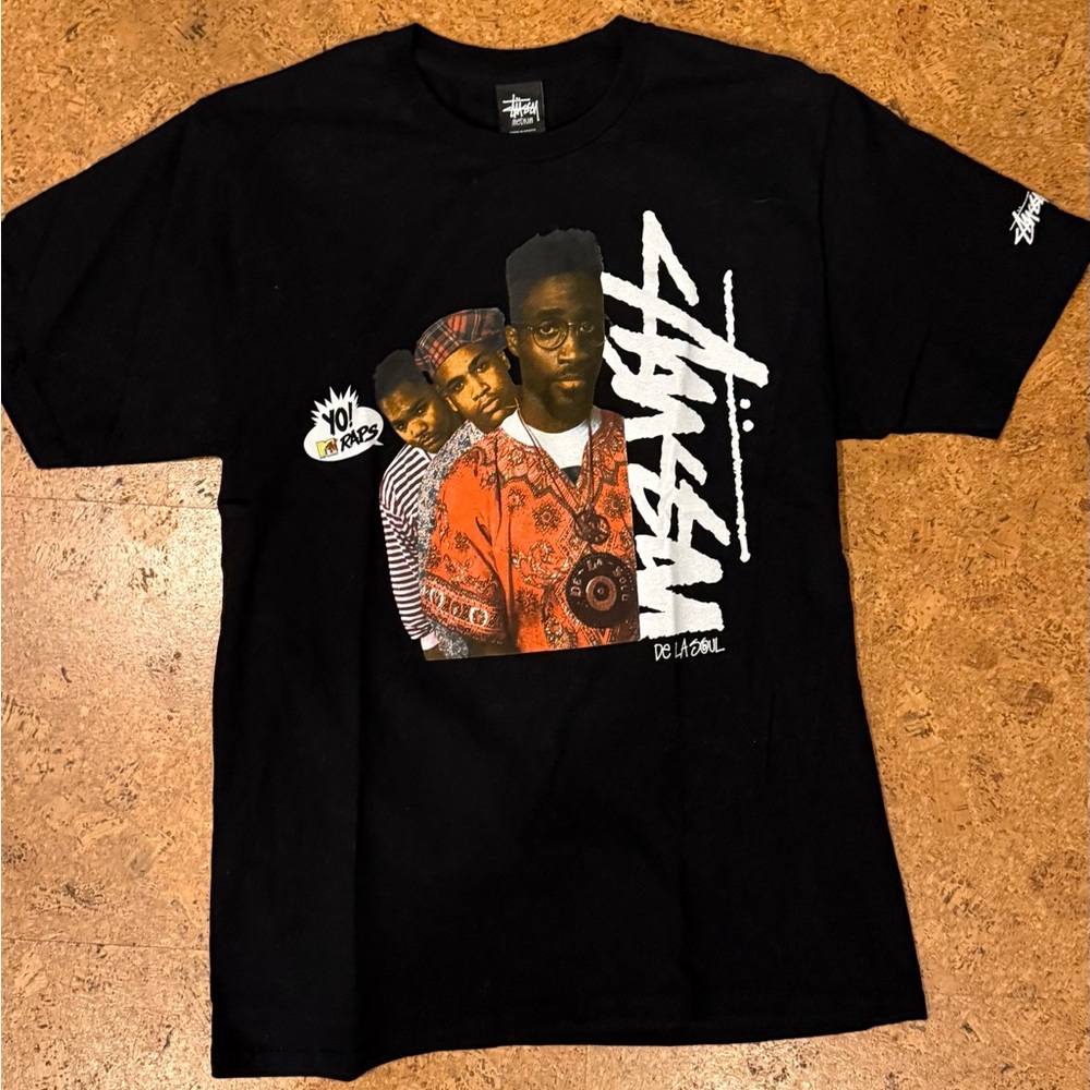 Stussy X Yo! MTV Raps X De La Soul t shirt men’s medium